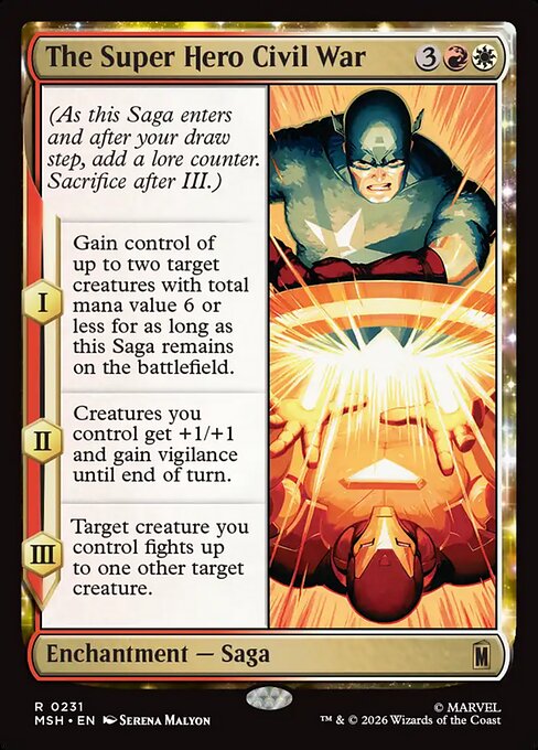 The Super Hero Civil War - Marvel Super Heroes - R - 231