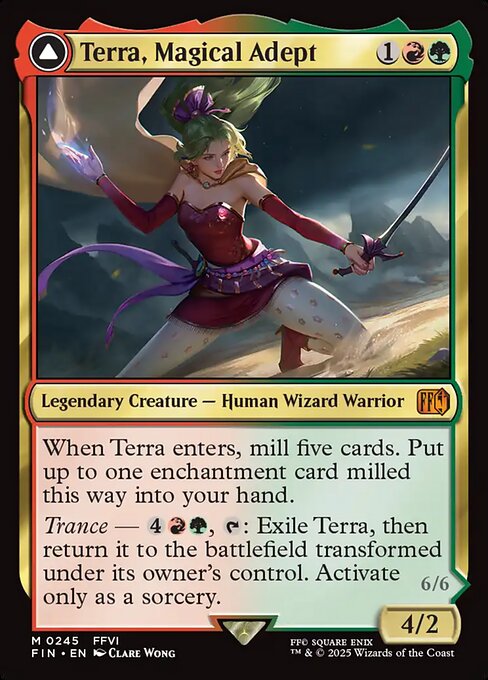 Terra, Magical Adept - Prerelease Cards - M - 245