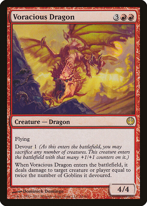 Voracious Dragon - Duel Decks: Knights vs. Dragons - R - 56