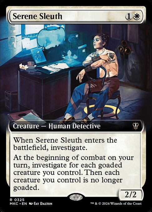 Serene Sleuth (Extended Art) - Commander: Murders at Karlov Manor - R - 325