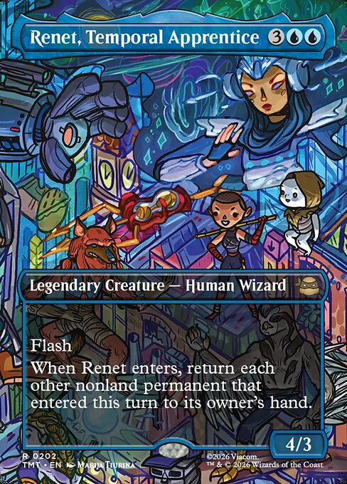 Renet, Temporal Apprentice (Borderless) - Teenage Mutant Ninja Turtles - R - 202