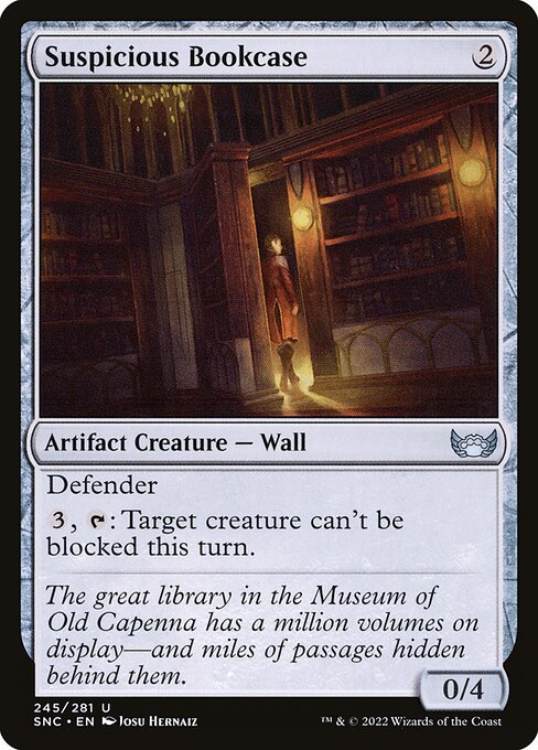 Suspicious Bookcase - Streets of New Capenna - U - 245