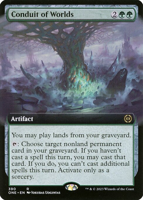 Conduit of Worlds (Extended Art) - Phyrexia: All Will Be One - R - 390
