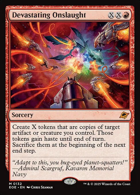 Devastating Onslaught - Edge of Eternities - M - 132