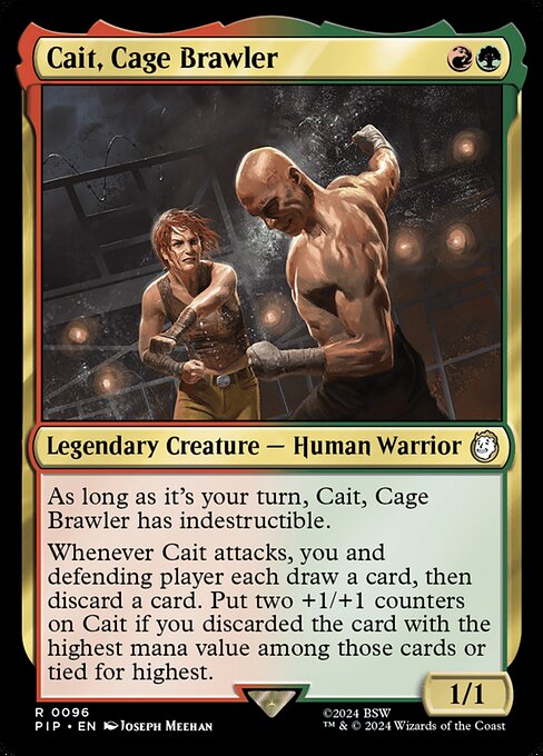 Cait, Cage Brawler - Universes Beyond: Fallout - R - 96