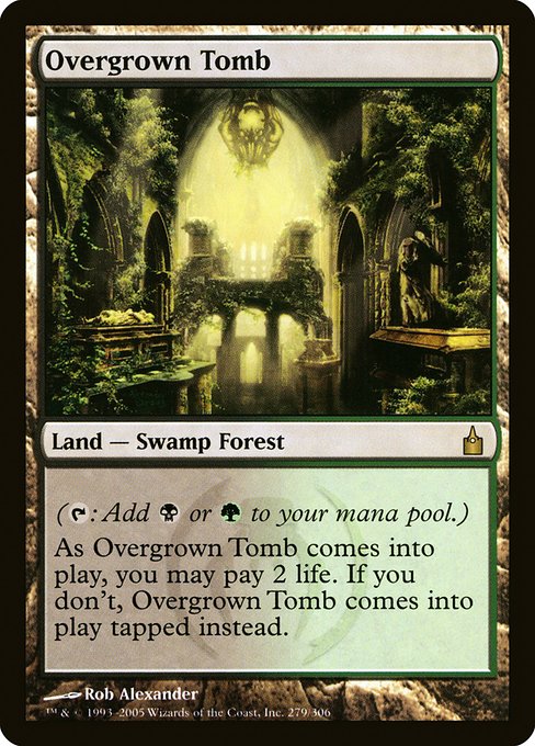Overgrown Tomb - Ravnica: City of Guilds - R - 279