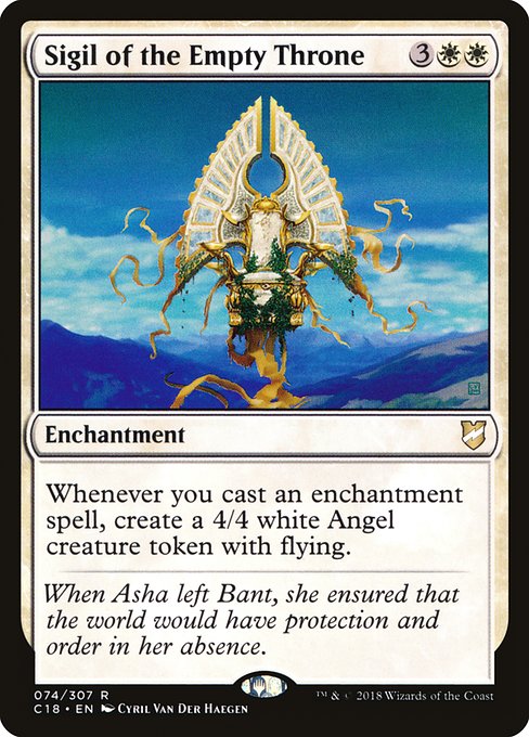 Sigil of the Empty Throne - Commander 2018 - R - 74