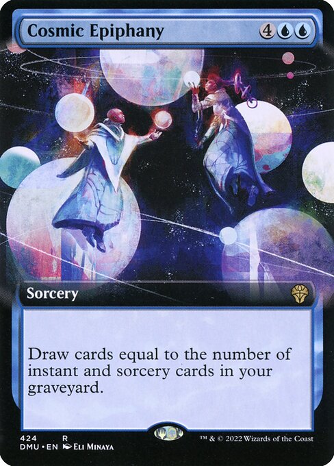 Cosmic Epiphany (Extended Art) - Dominaria United - R - 424
