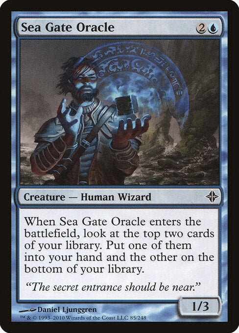 Sea Gate Oracle - Rise of the Eldrazi - C - 85
