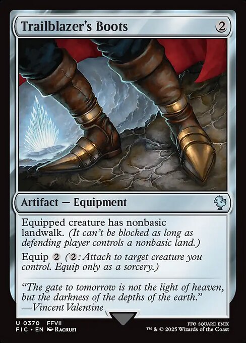 Trailblazer's Boots (Surge Foil) - Commander: FINAL FANTASY - U - 370