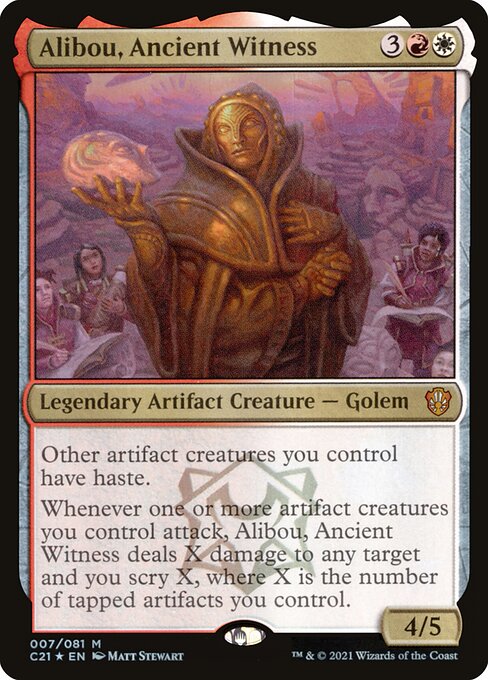 Alibou, Ancient Witness - Commander 2021 - M - 7
