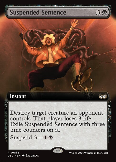 Suspended Sentence (Extended Art) - Commander: Duskmourn: House of Horror - R - 54