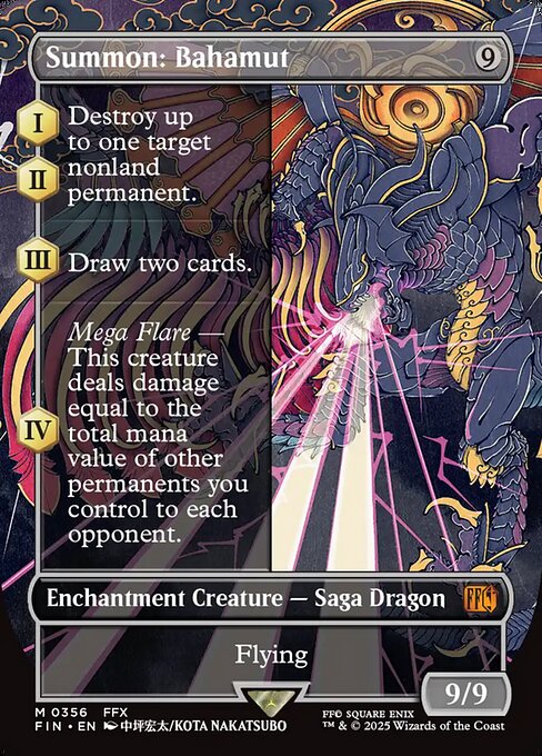 Summon: Bahamut (Borderless) - FINAL FANTASY - M - 356