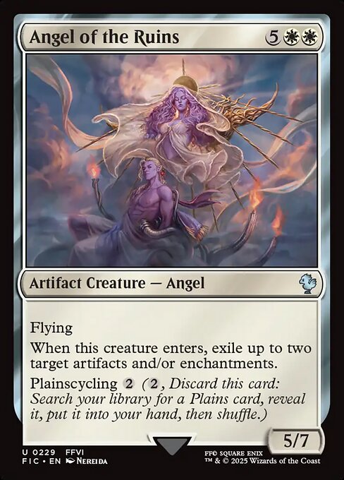Angel of the Ruins (Surge Foil) - Commander: FINAL FANTASY - U - 229