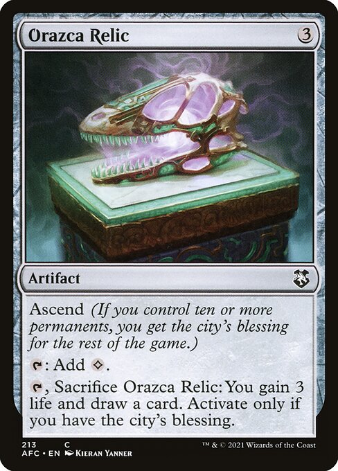 Orazca Relic - Commander: Adventures in the Forgotten Realms - C - 213