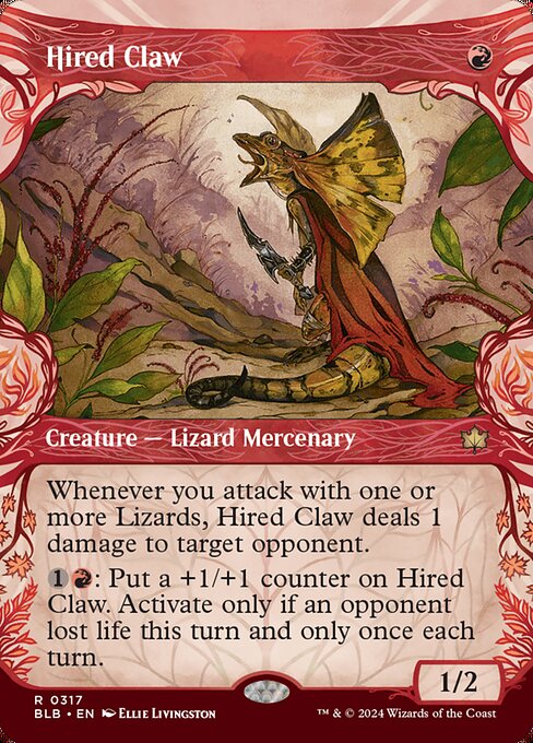 Hired Claw (Showcase) - Bloomburrow - R - 317