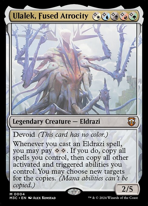 Ulalek, Fused Atrocity - Commander: Modern Horizons 3 - M - 4
