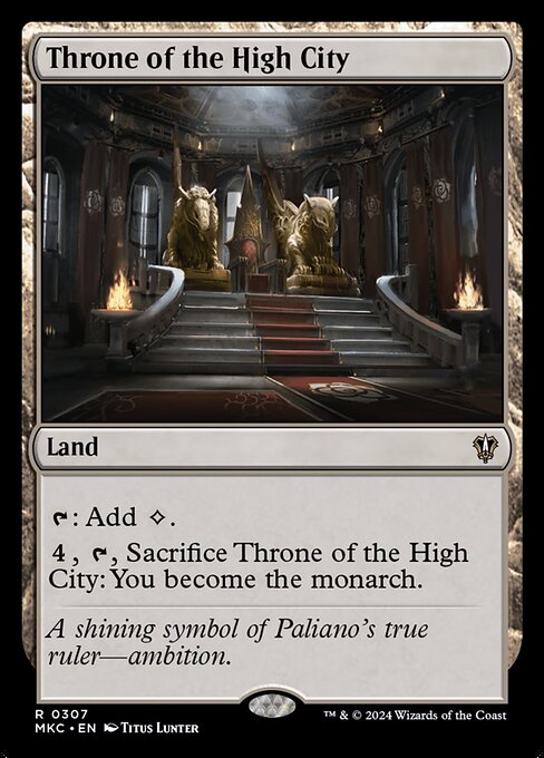 Throne of the High City - Commander: Murders at Karlov Manor - R - 307