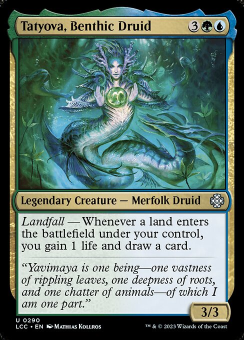 Tatyova, Benthic Druid - Commander: The Lost Caverns of Ixalan - U - 290