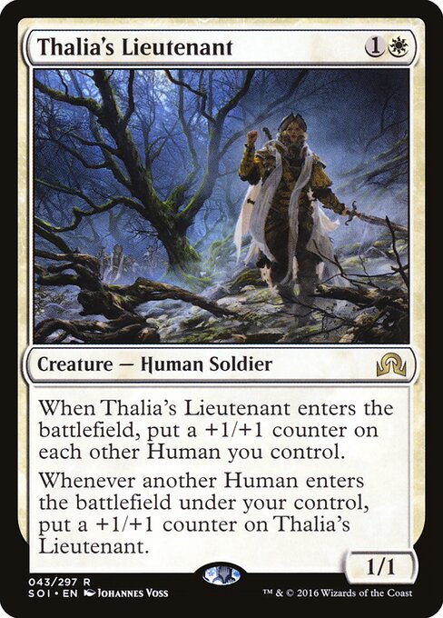 Thalia's Lieutenant - Shadows over Innistrad - R - 43