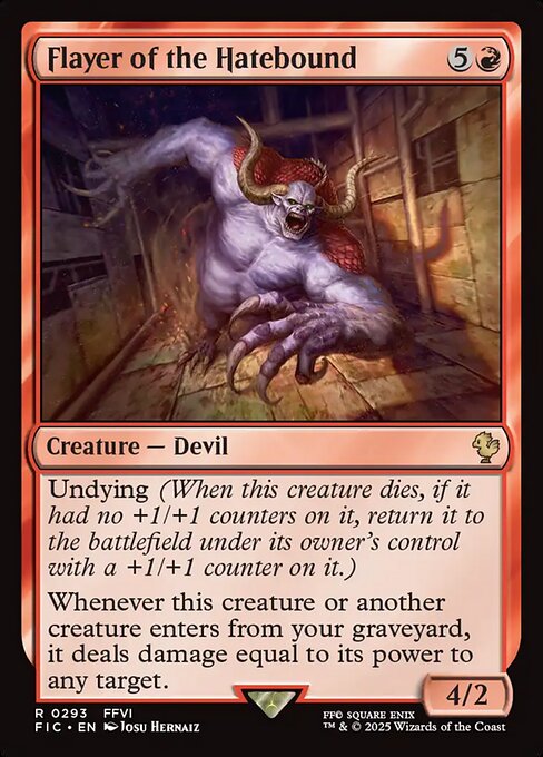 Flayer of the Hatebound (Surge Foil) - Commander: FINAL FANTASY - R - 293