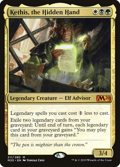Kethis, the Hidden Hand - Core Set 2020 - M - 211