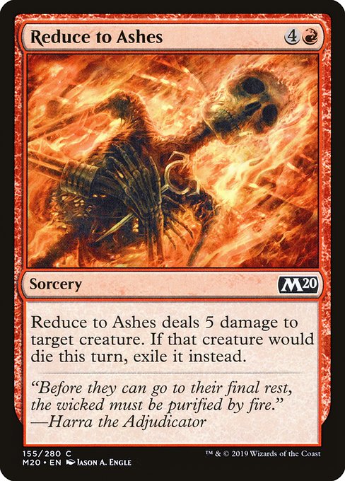 Reduce to Ashes - Core Set 2020 - C - 155