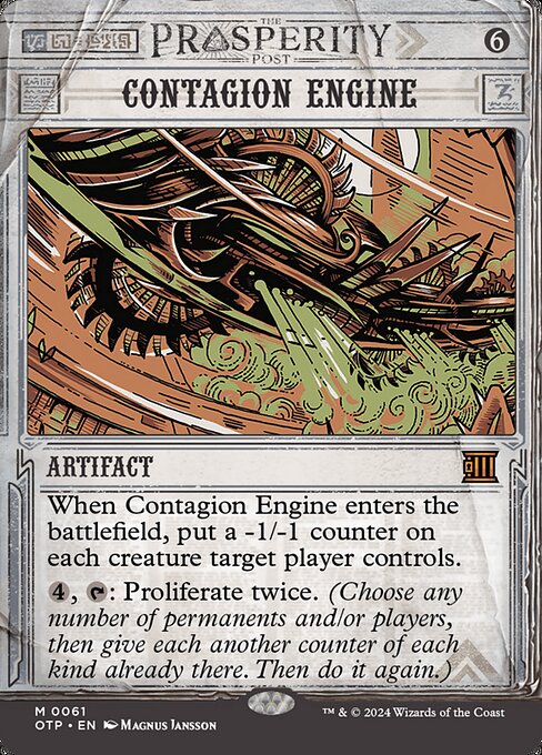 Contagion Engine - Outlaws of Thunder Junction: Breaking News - M - 61
