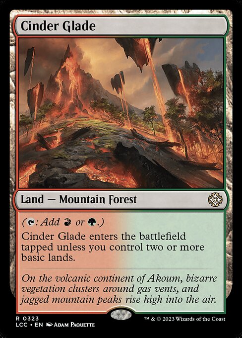 Cinder Glade - Commander: The Lost Caverns of Ixalan - R - 323