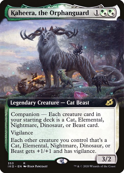 Kaheera, the Orphanguard (Extended Art) - Ikoria: Lair of Behemoths - R - 353