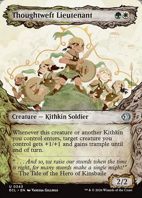 Thoughtweft Lieutenant (Showcase) - Lorwyn Eclipsed - U - 343