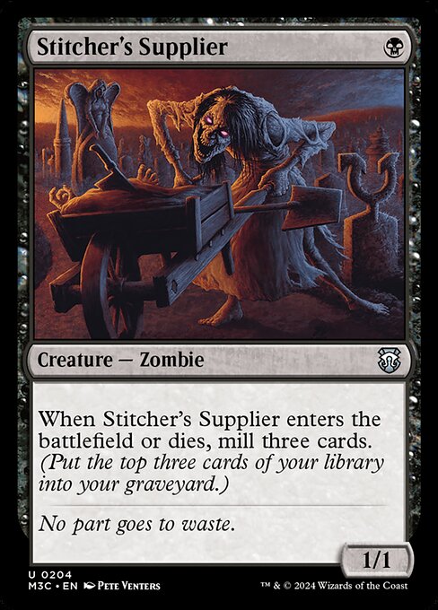 Stitcher's Supplier (Ripple Foil) - Commander: Modern Horizons 3 - U - 204