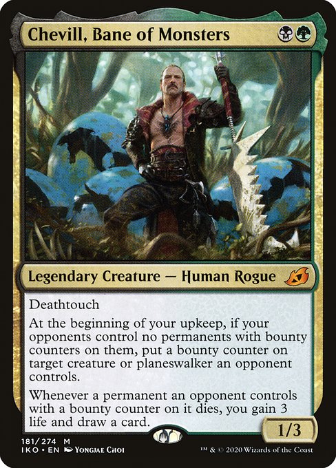 Chevill, Bane of Monsters - Ikoria: Lair of Behemoths - M - 181