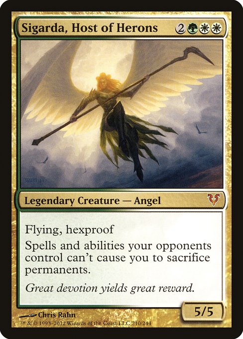 Sigarda, Host of Herons - Avacyn Restored - M - 210