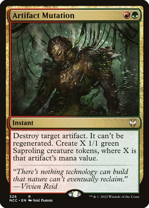 Artifact Mutation - Commander: Streets of New Capenna - R - 326