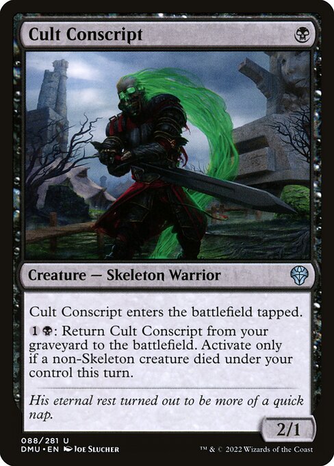 Cult Conscript - Dominaria United - U - 88