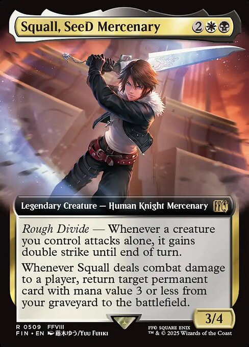 Squall, SeeD Mercenary (Extended Art) - FINAL FANTASY - R - 509