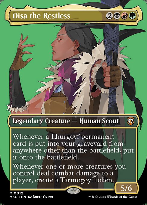 Disa the Restless (Borderless) - Commander: Modern Horizons 3 - M - 12