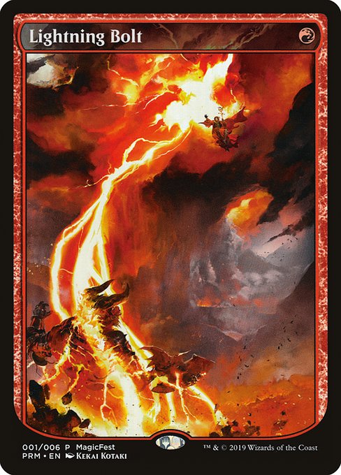 Lightning Bolt - MagicFest Cards - P - 1