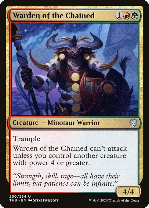 Warden of the Chained - Theros Beyond Death - U - 230