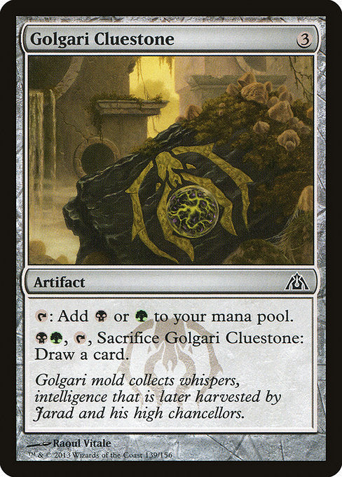 Golgari Cluestone - Dragon's Maze - C - 139
