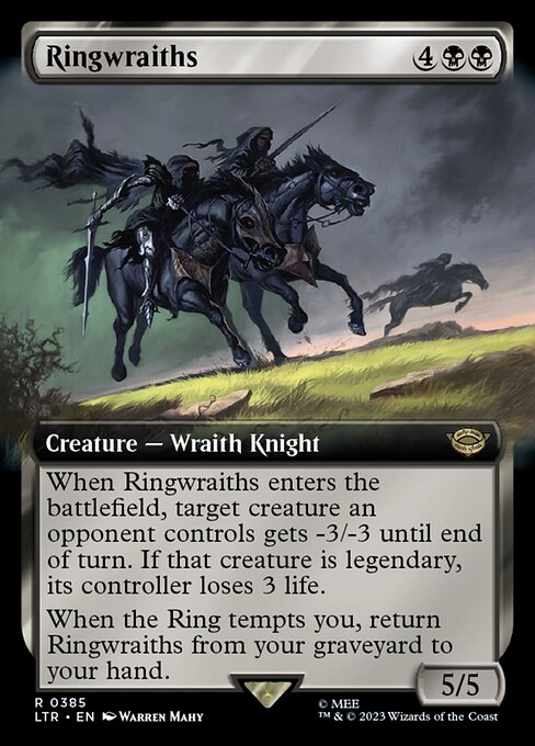 Ringwraiths (Extended Art) - Universes Beyond: The Lord of the Rings: Tales of Middle-earth - R - 385