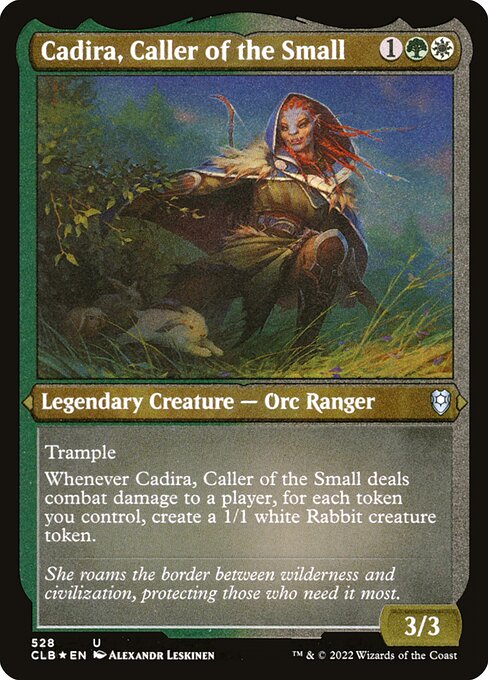 Cadira, Caller of the Small (Foil Etched) - Commander Legends: Battle for Baldur's Gate - U - 528