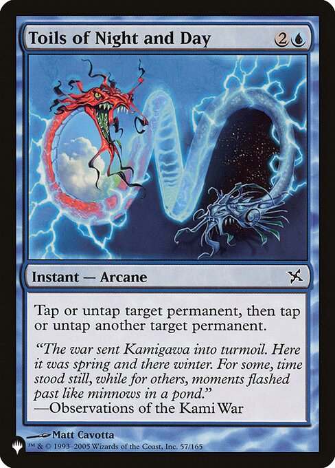 Toils of Night and Day - The List Reprints - C - 57/165