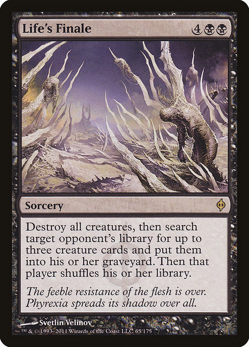 Life's Finale - New Phyrexia - R - 65