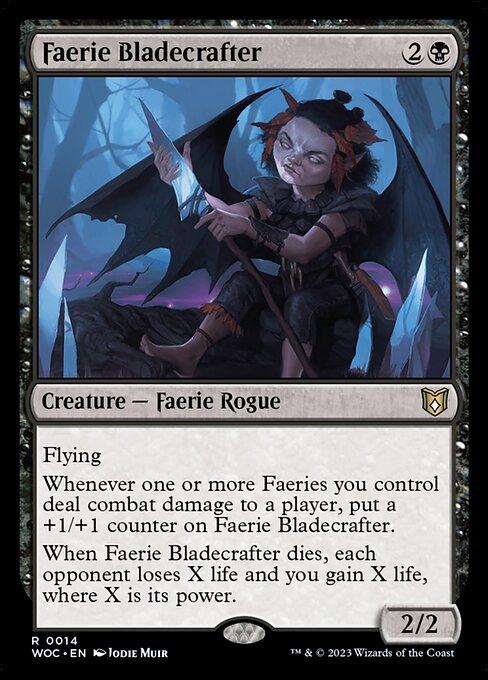 Faerie Bladecrafter - Commander: Wilds of Eldraine - R - 14