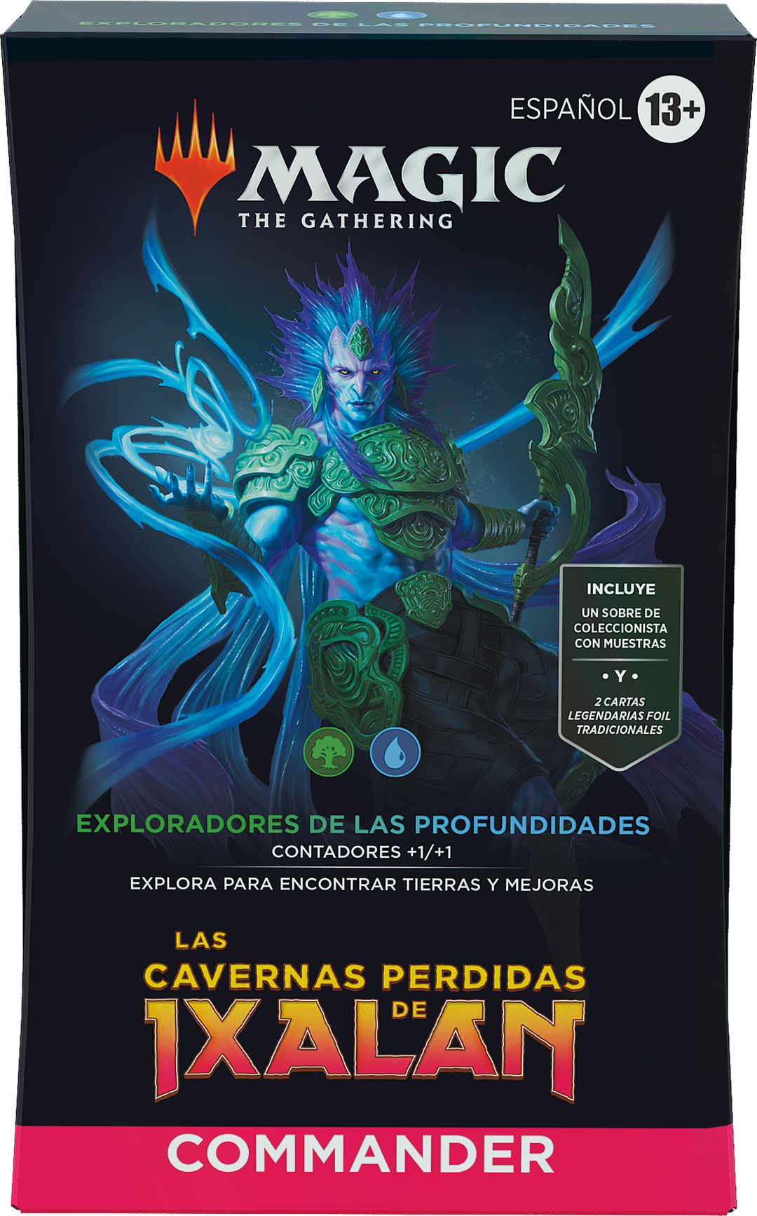 MTG The Lost Caverns of Ixalan Commander Deck - Explorers of the Deep (español)