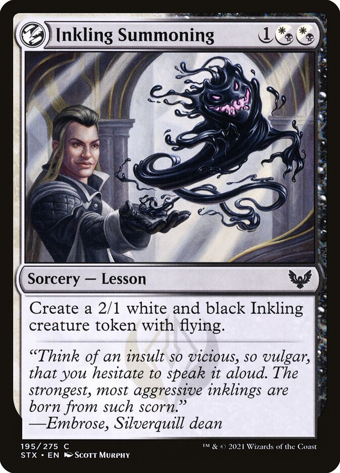 Inkling Summoning - Strixhaven: School of Mages - C - 195