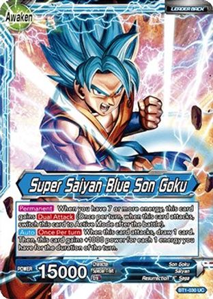 Son Goku // Super Saiyan Blue Son Goku - Galactic Battle - Uncommon - BT1-030