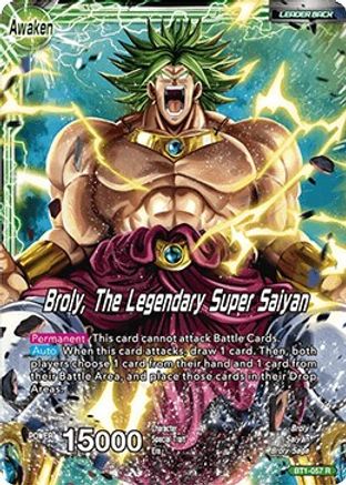 Broly // Broly, The Legendary Super Saiyan - Galactic Battle - Rare - BT1-057